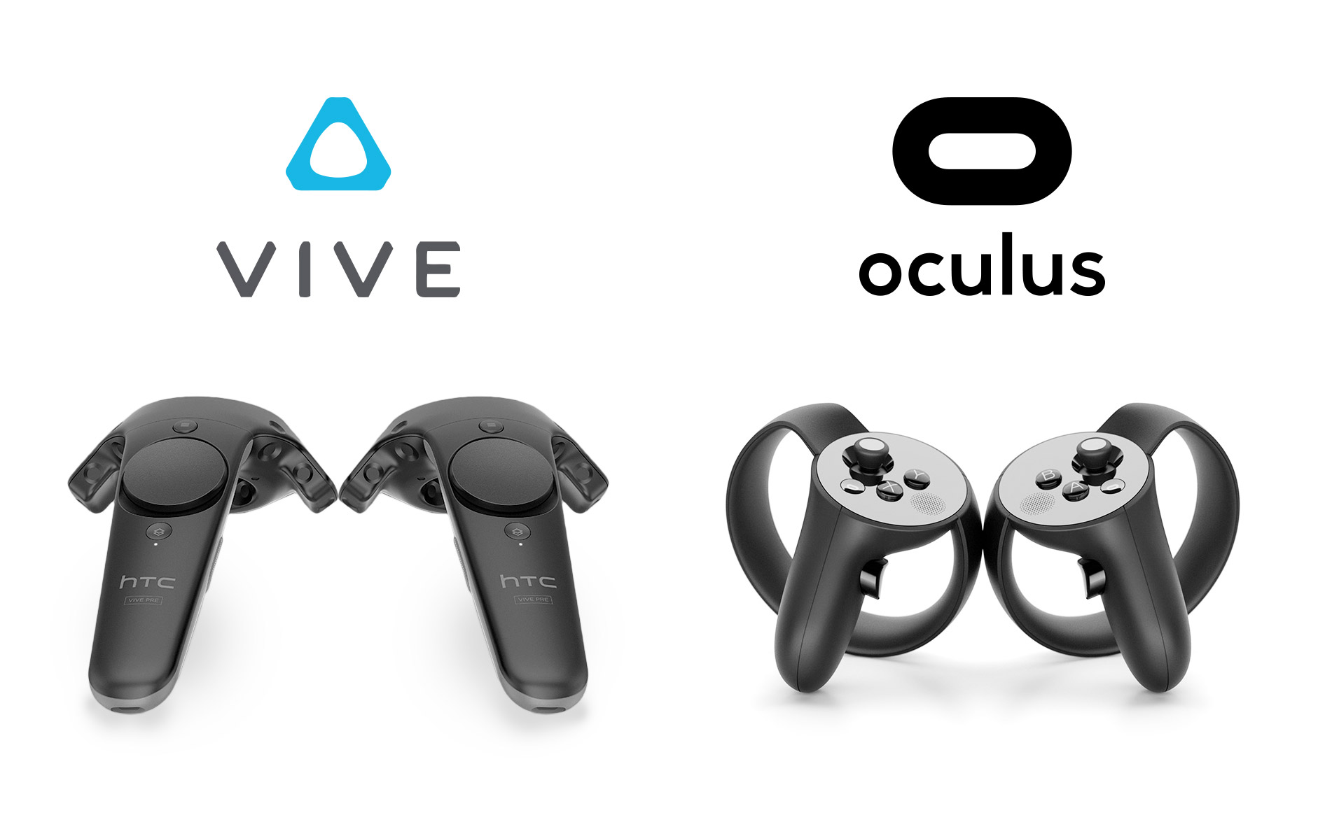 oculus vr headset and controllers