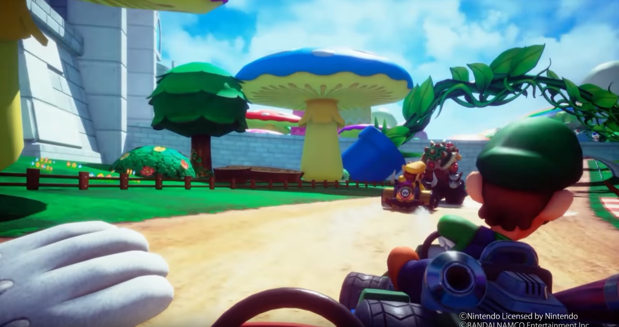 Mario Kart Vr Gp Heads Up Bandai Namcos New Vr Arcade Push Road To Vr 6482