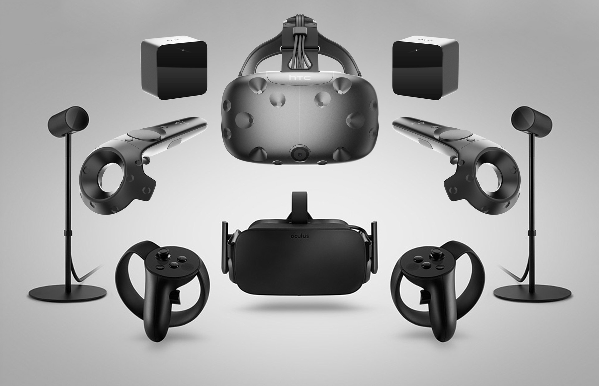 rift controllers with vive