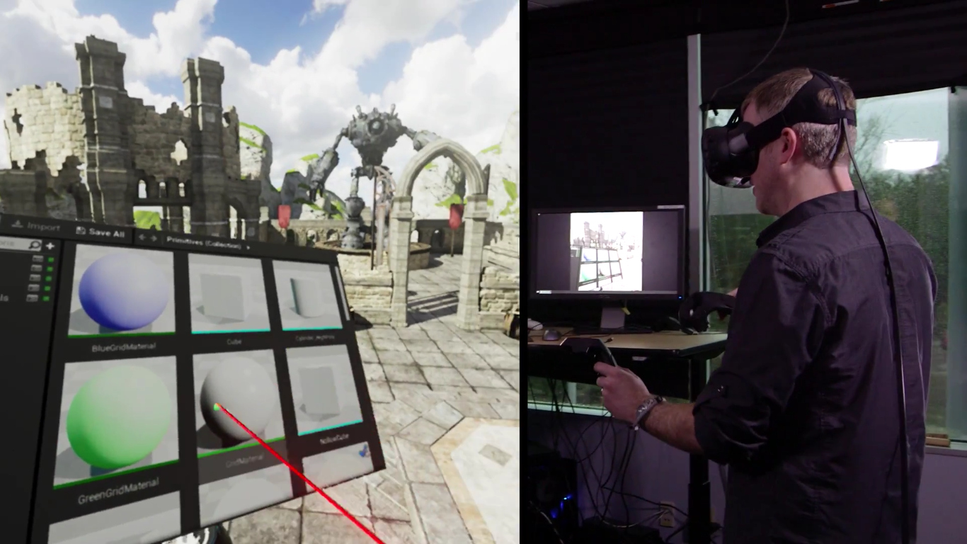 Look: Unreal Engine Will Soon Let You Build VR inside VR Road to VR