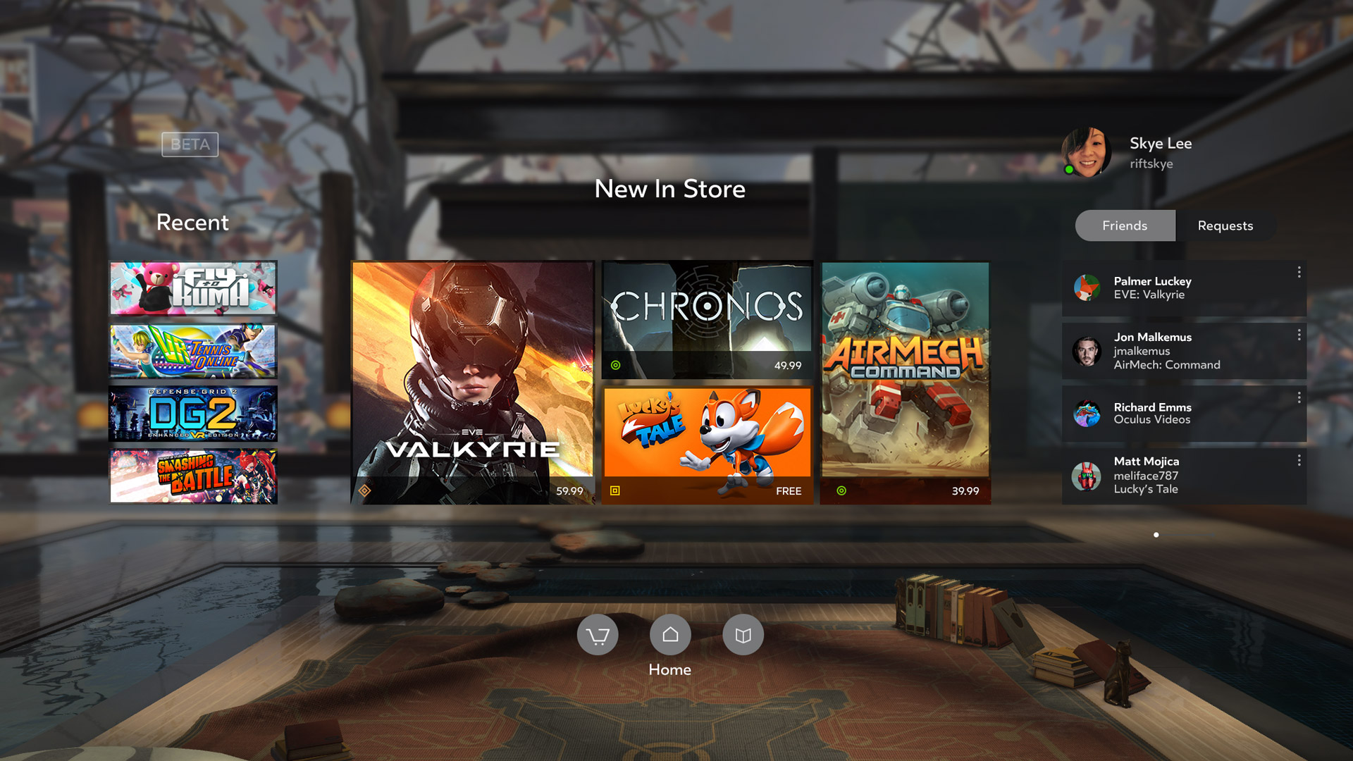 oculus home not loading