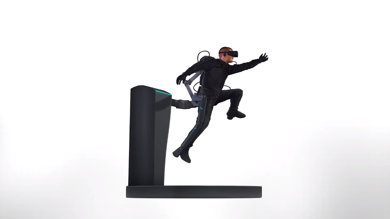Modernisere Vind Ændringer fra AxonVR is Making a Haptic Exoskeleton Suit to Bring Your Body and Mind into  VR – Road to VR