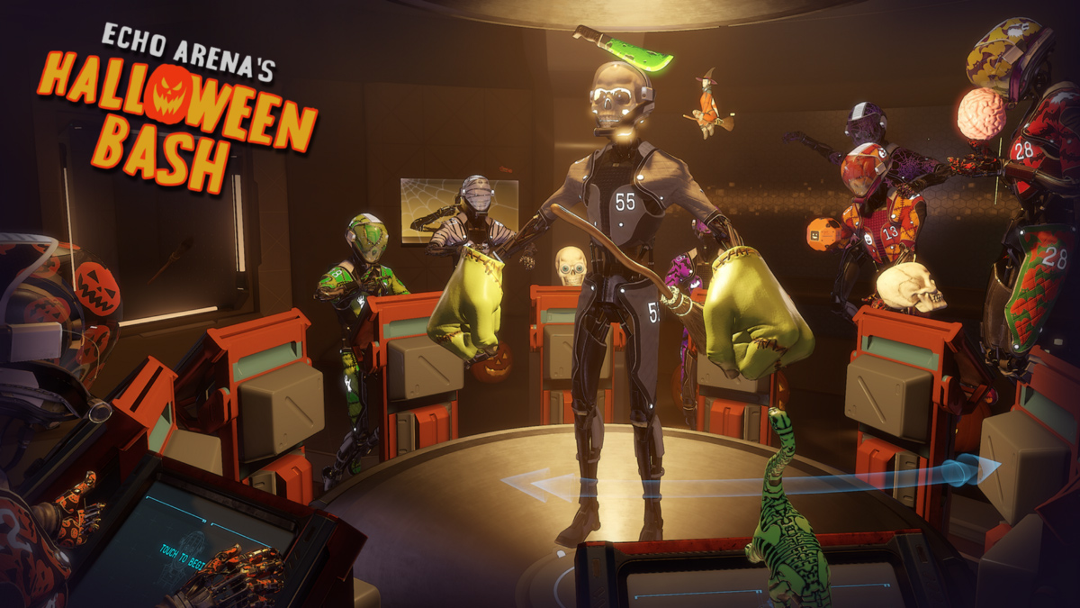 Echo Arena Free Download Extended To November 1st Ghoulish Halloween Makeover Starts Today Road To Vr