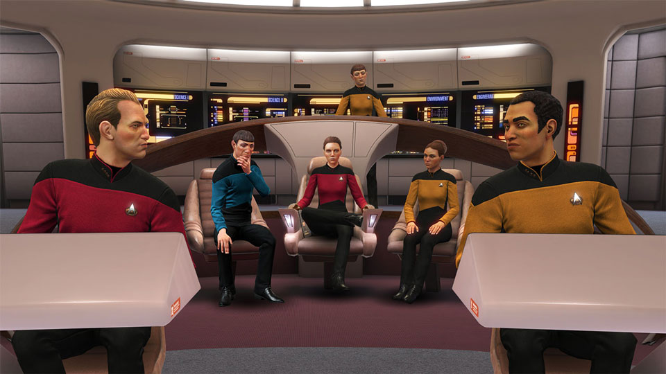 Star Trek Bridge Crew Expansion To Bring Tng S Enterprise D Romulans Borg And More Road To Vr