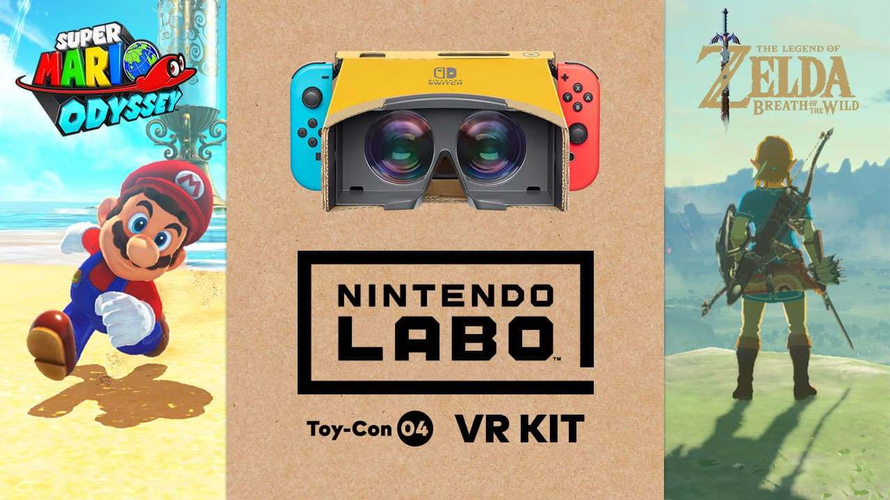 Mario Odyssey' & 'Zelda Breath of the Wild' Switch VR Kit Update