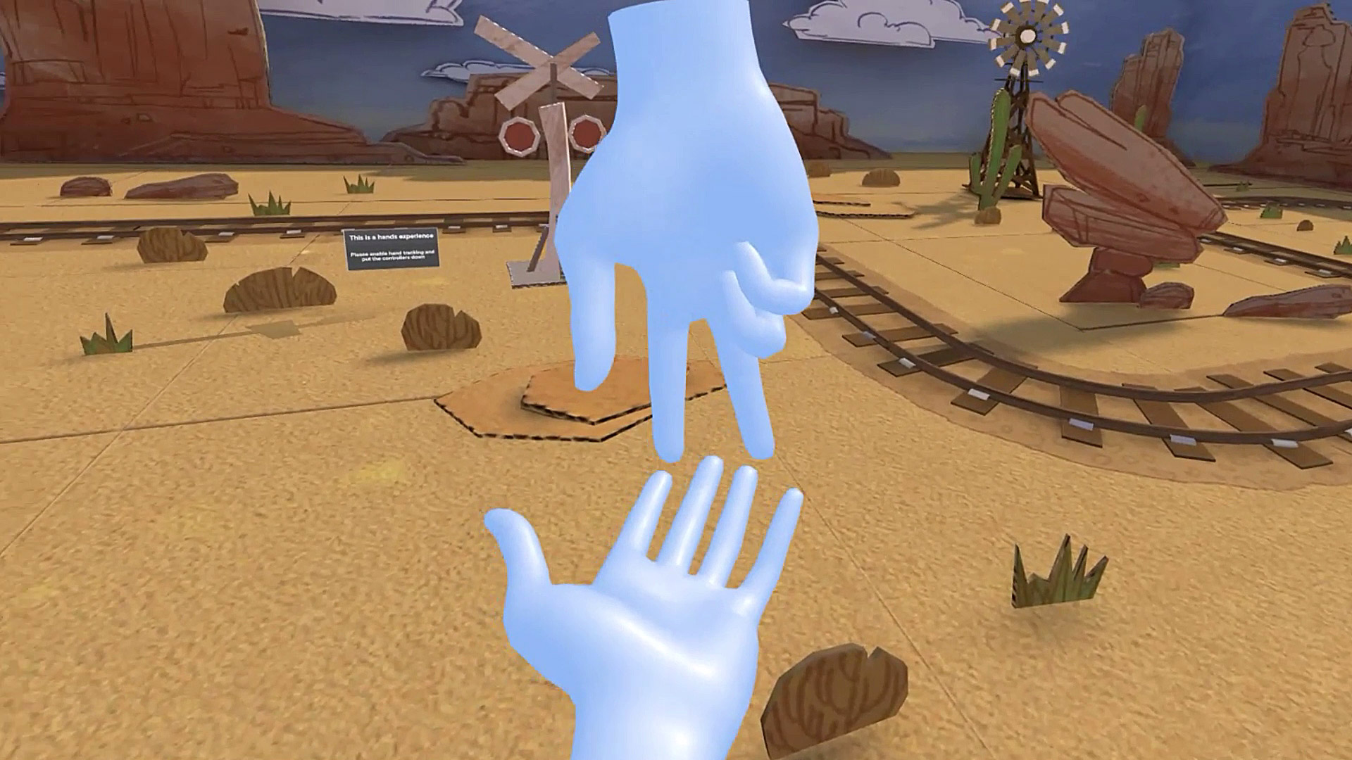 oculus quest hand gestures