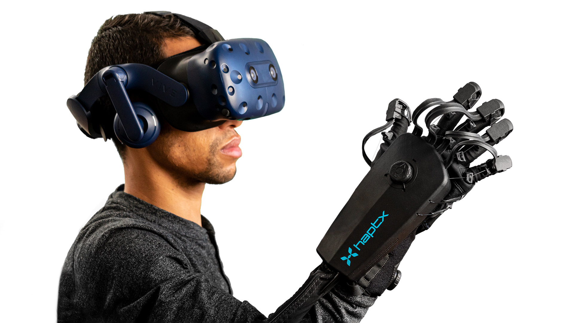 HaptX New & Improved DK2 Haptic VR Gloves for Enterprise