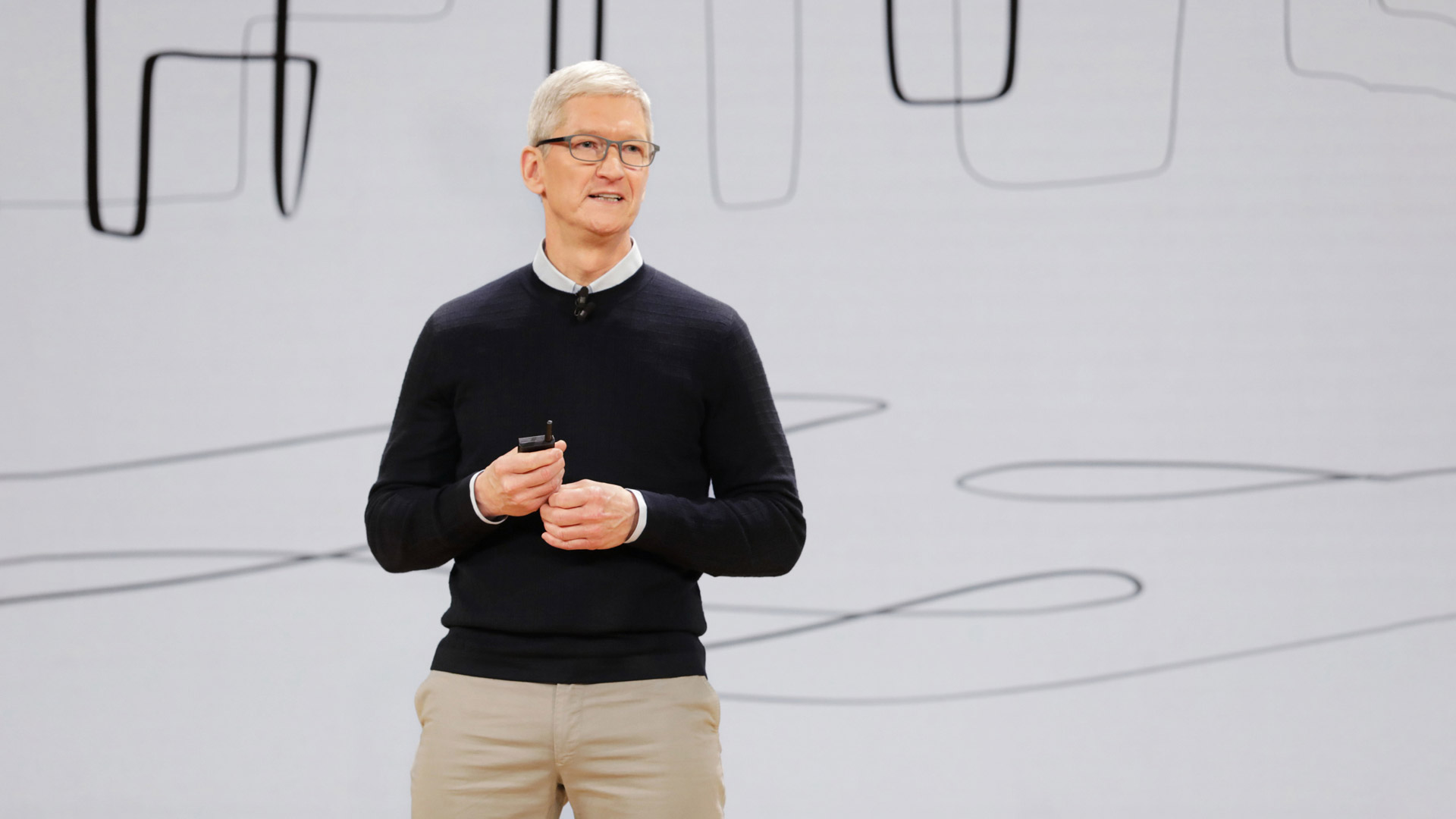 Apple CEO Tim Cook reveals fourth generation Apple TV, coy on watches
