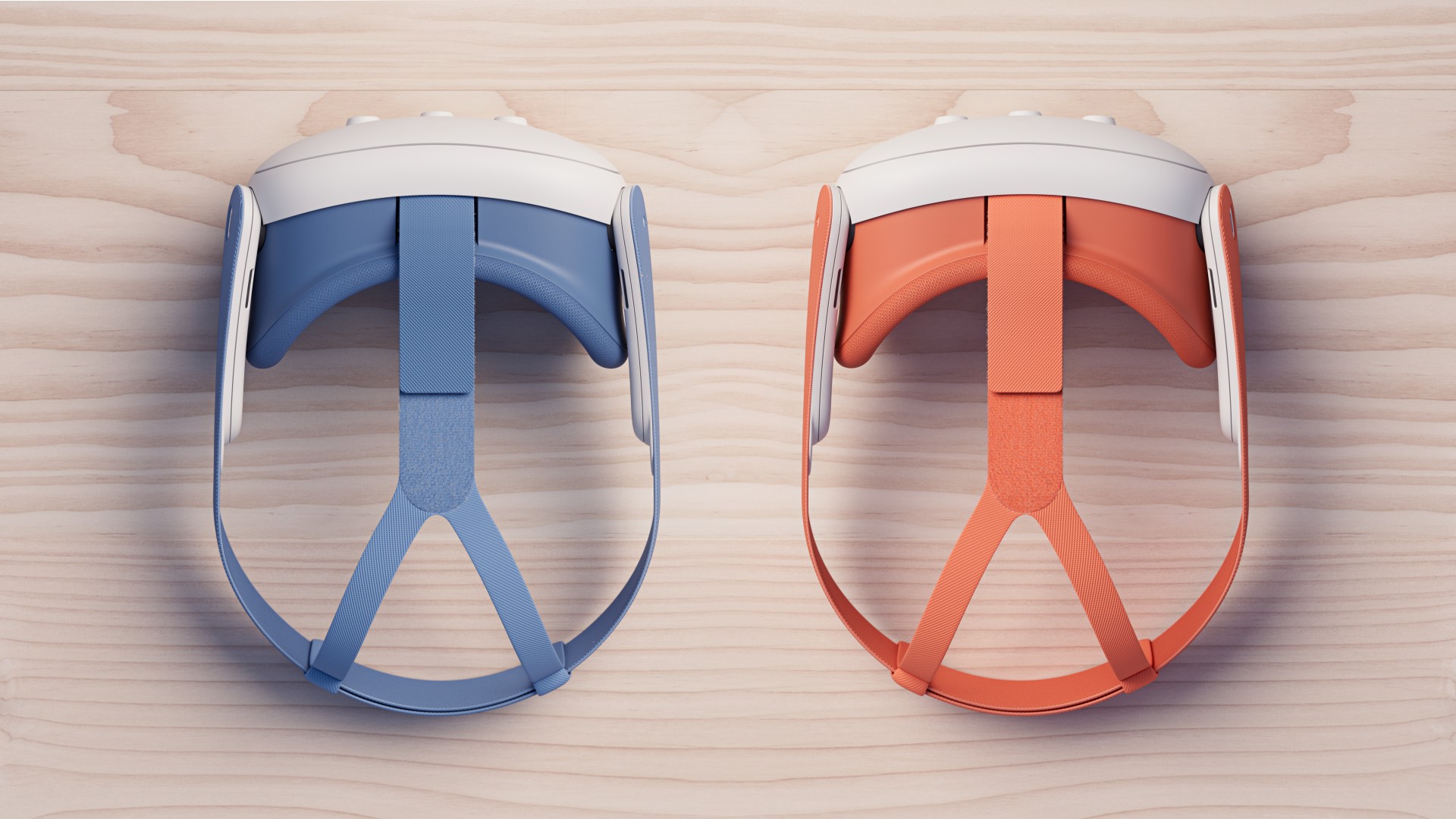 New 2023 Meta - Quest 3 Facial Interface & Head Strap - Blue, Orange or  Gray