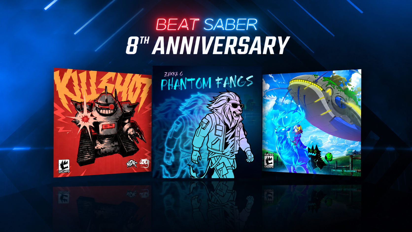 Beat Saber празднует 8 лет: бесплатные треки и обновление к юбилею